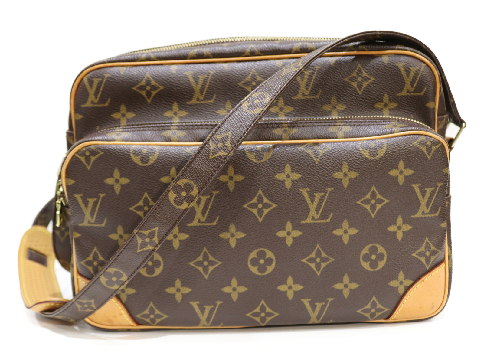 LOUIS VUITTON ルイヴィトン ナイル M45244 モノグラム ブラウン系 レディース ウィメンズ 人気 ブランド LV ショルダーバッグ 大きめ【中古】 松山朝生田店｜かんてい局松前Ｒ５６号店