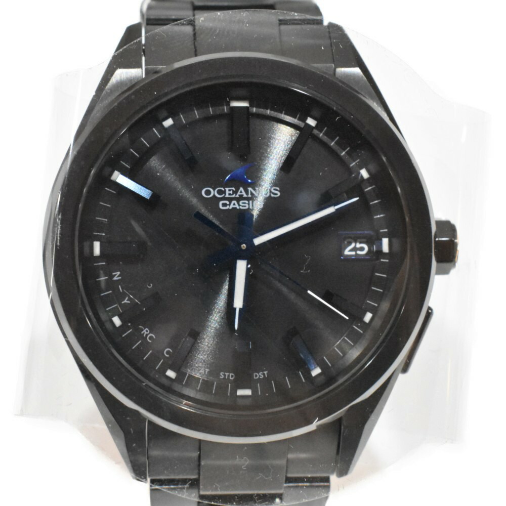楽天市場】【中古】CASIO OCW-T2500-1AJF オシアナス タフ
