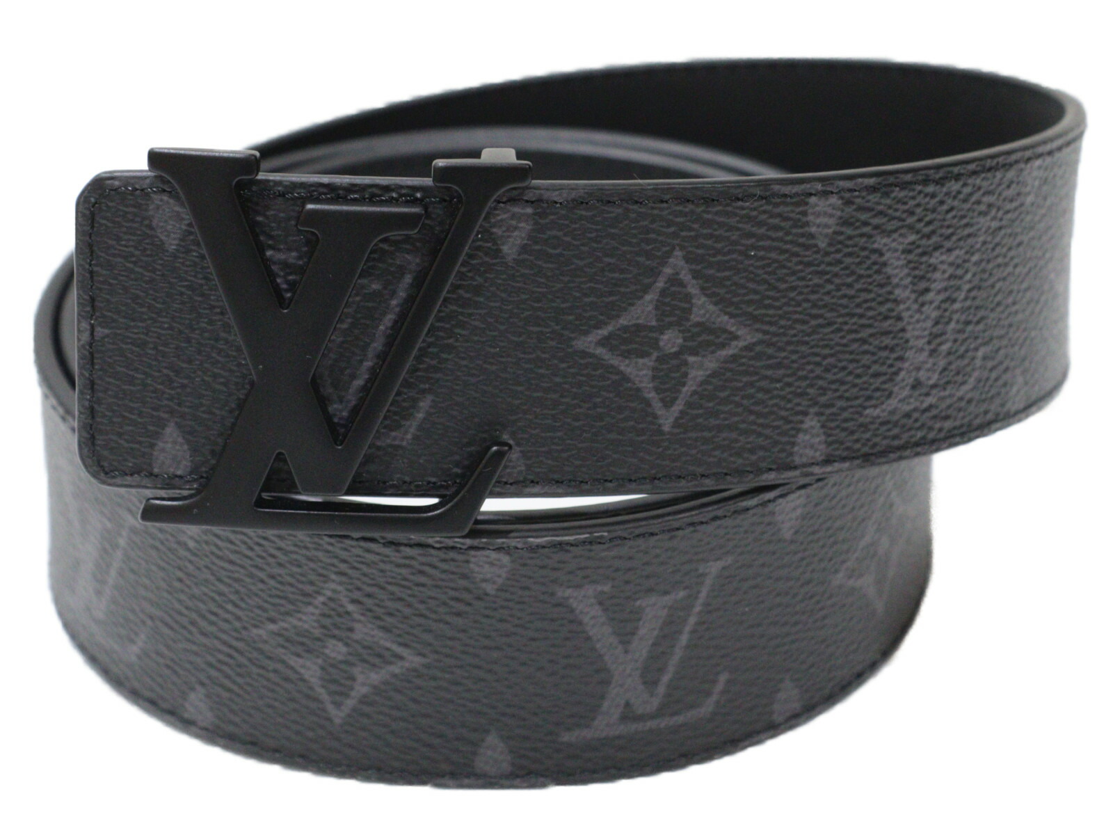 【楽天市場】【布袋あり】LOUIS VUITTON ルイヴィトン サンチュール・LV イニシャル M0449 ベルト モノグラム・エクリプス