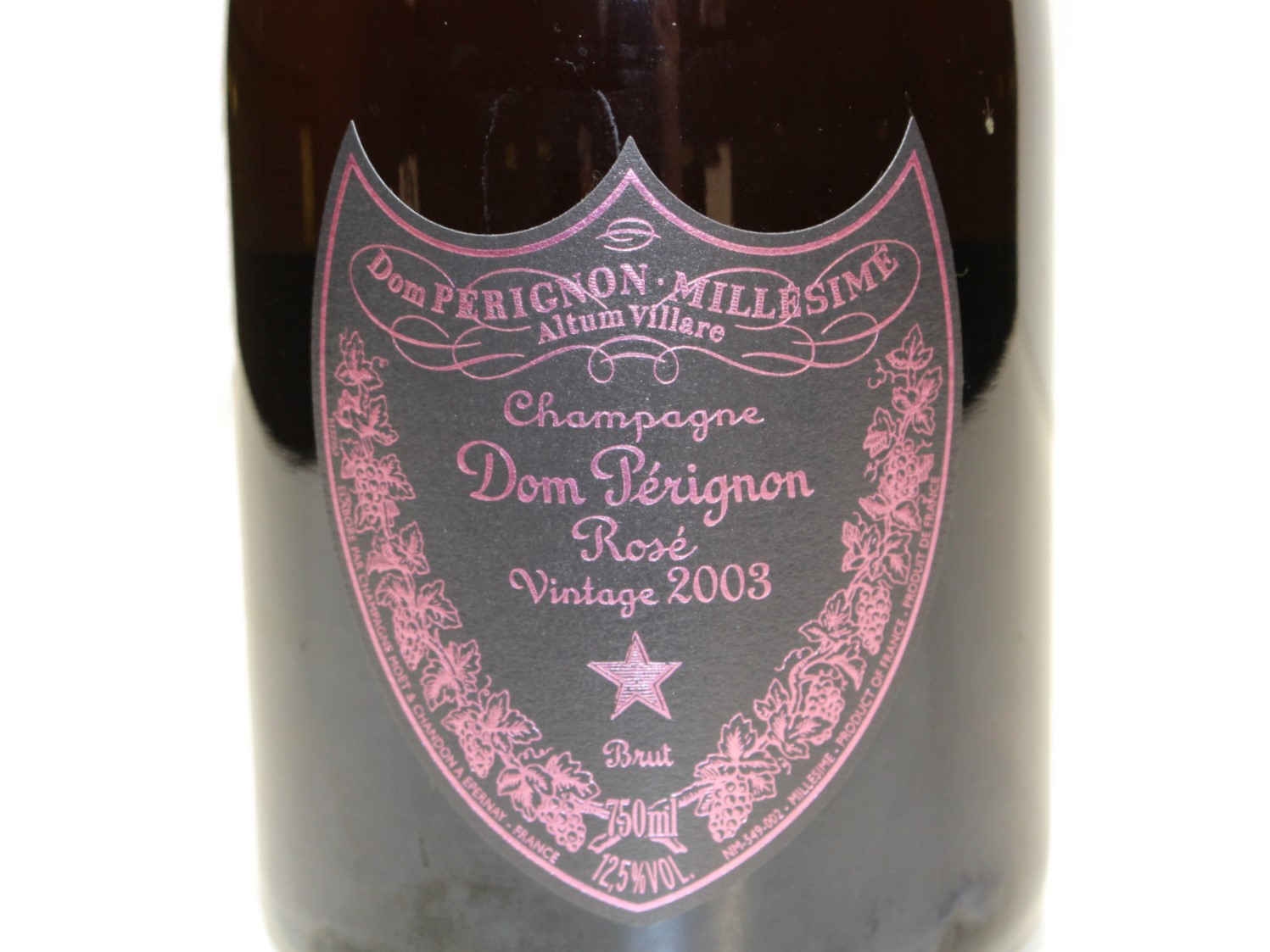 Dom perignon ドンペリニヨン Rose ロゼ ヴィンテージ シャンパン 2003