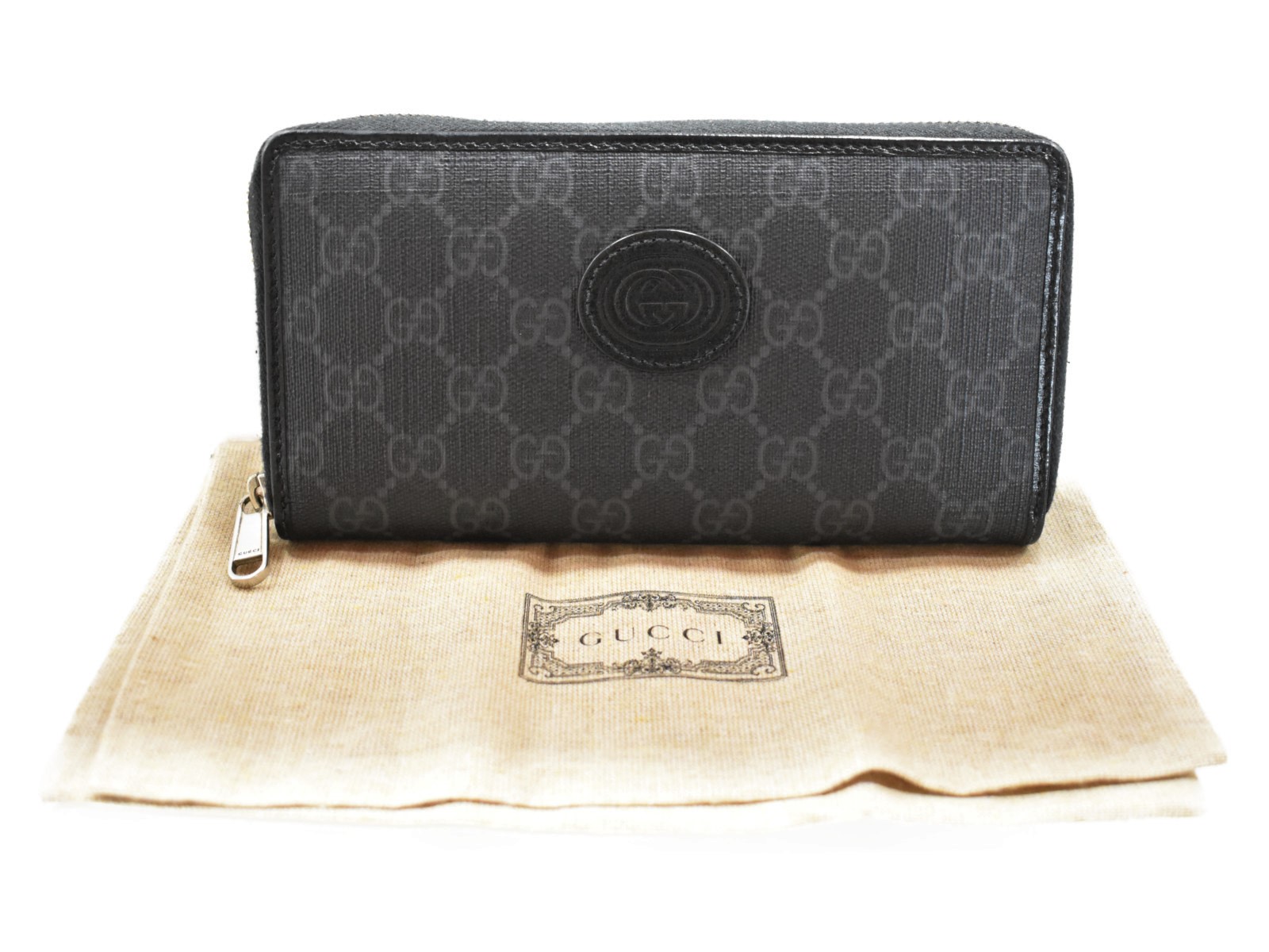 GUCCIインターロッキングG ジップアラウンドウォレット 673003 長財布