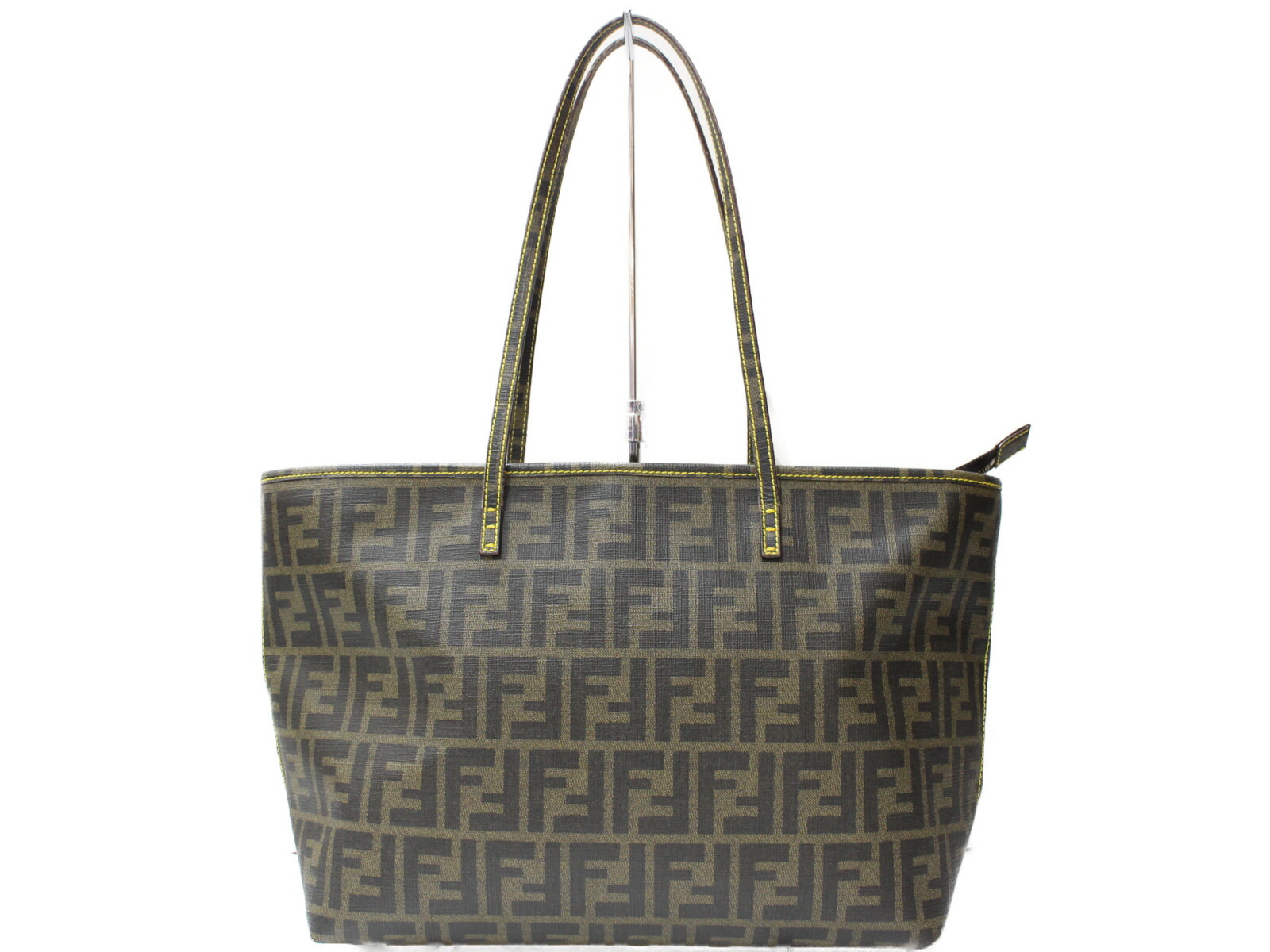 楽天市場】FENDI フェンディ マルチカラー ズッカ柄トートバッグ