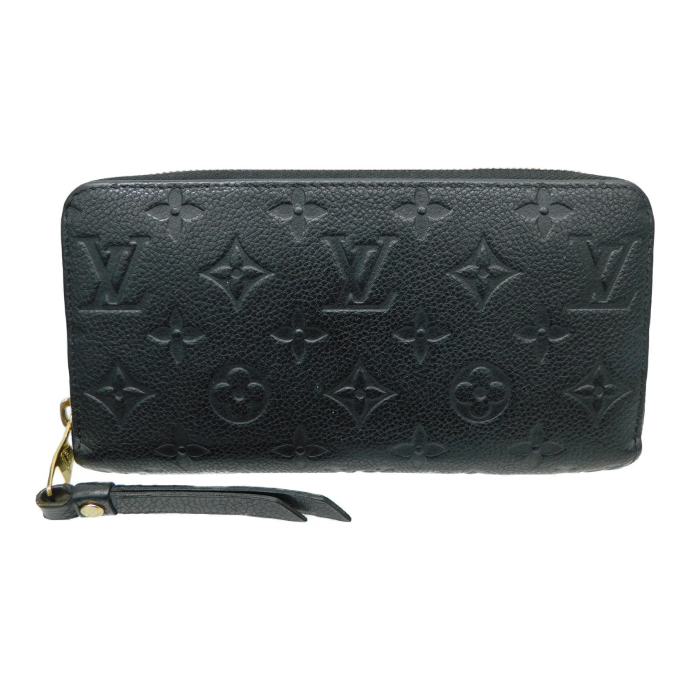 LOUIS VUITTON ルイヴィトン ジッピーウォレット M61864 ラウンドファスナー 長財布 ロングウォレット モノグラム・アンプラント ノワール ブラック 黒 ゴールド金具 レディース メンズ ユニセックス 大容量 人気 プレゼント包装【中古】新居浜店|かんてい局松前R56号店