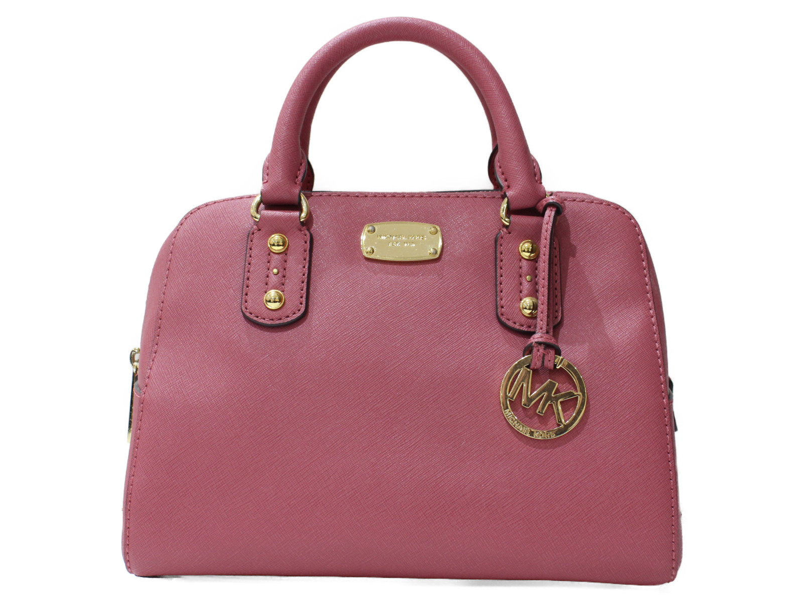 MICHAEL KORS　マイケルコース　2WAYバッグ　ハンドバッグ　ショルダーバッグ　レザー　ピンク　レディース　ギフト　プレゼント包装可【中古】松山朝生田店｜かんてい局松前Ｒ５６号店