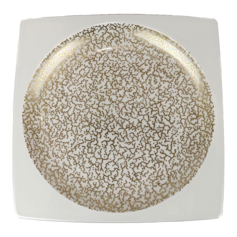 \u003cBR\u003e【廃番】WEDGWOOD ウェッジウッド PLATO GOLD プラトンゴールド 真四角一皿 白いこと ボーンチャイナ 御祭り 差し上げ物 室内装飾 飾りつけ 飾りつけ 食器 お皿【中古】松前R56号店