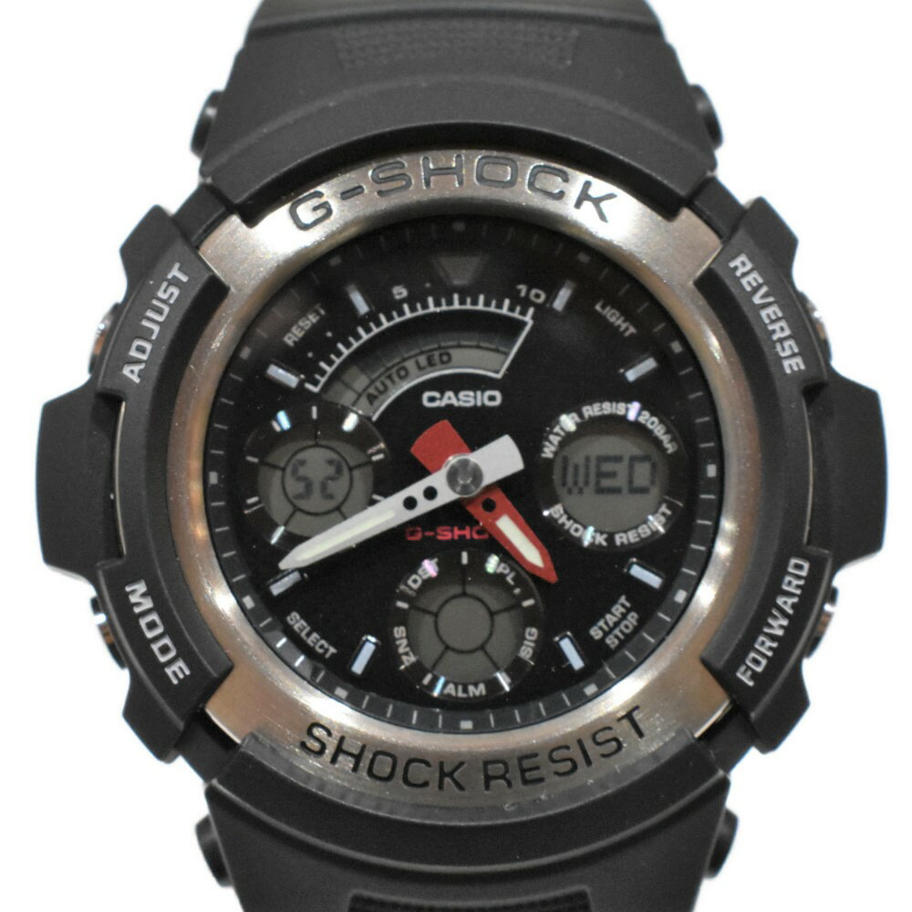 楽天市場】カシオ・CASIO G-SHOCK ガウスマン AW-571BM-1T 黒【中古