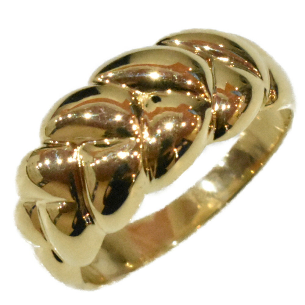 楽天市場】透かし細工デザインリング K18 イエローゴールド 2.9g