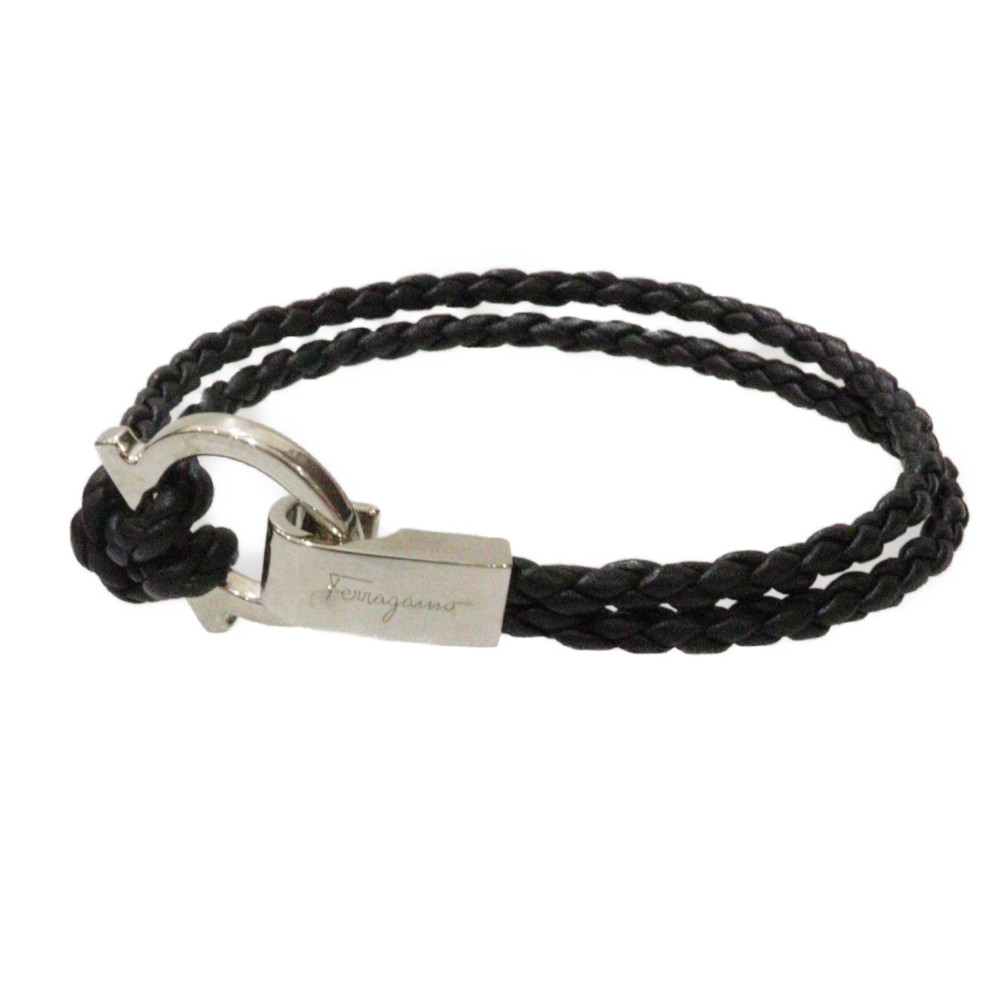 Salvatore Ferragamo ブレスレット シルバー メッキ　箱付き Salvatore Ferragamo ブレスレット シルバー メッキ 箱付き 楽天
