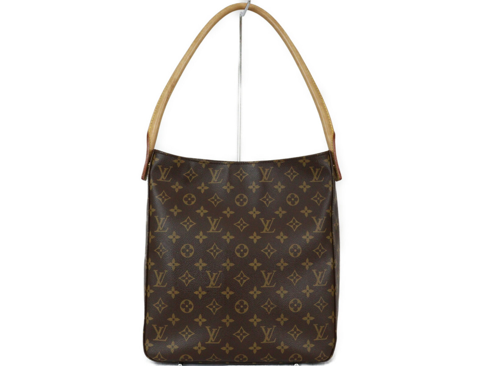LOUIS VUITTON　ルイヴィトン　ルーピングGM　M51145　モノグラム　ブラウン　シンプル　レディース　ギフト　プレゼント包装可【中古】松前R56号店