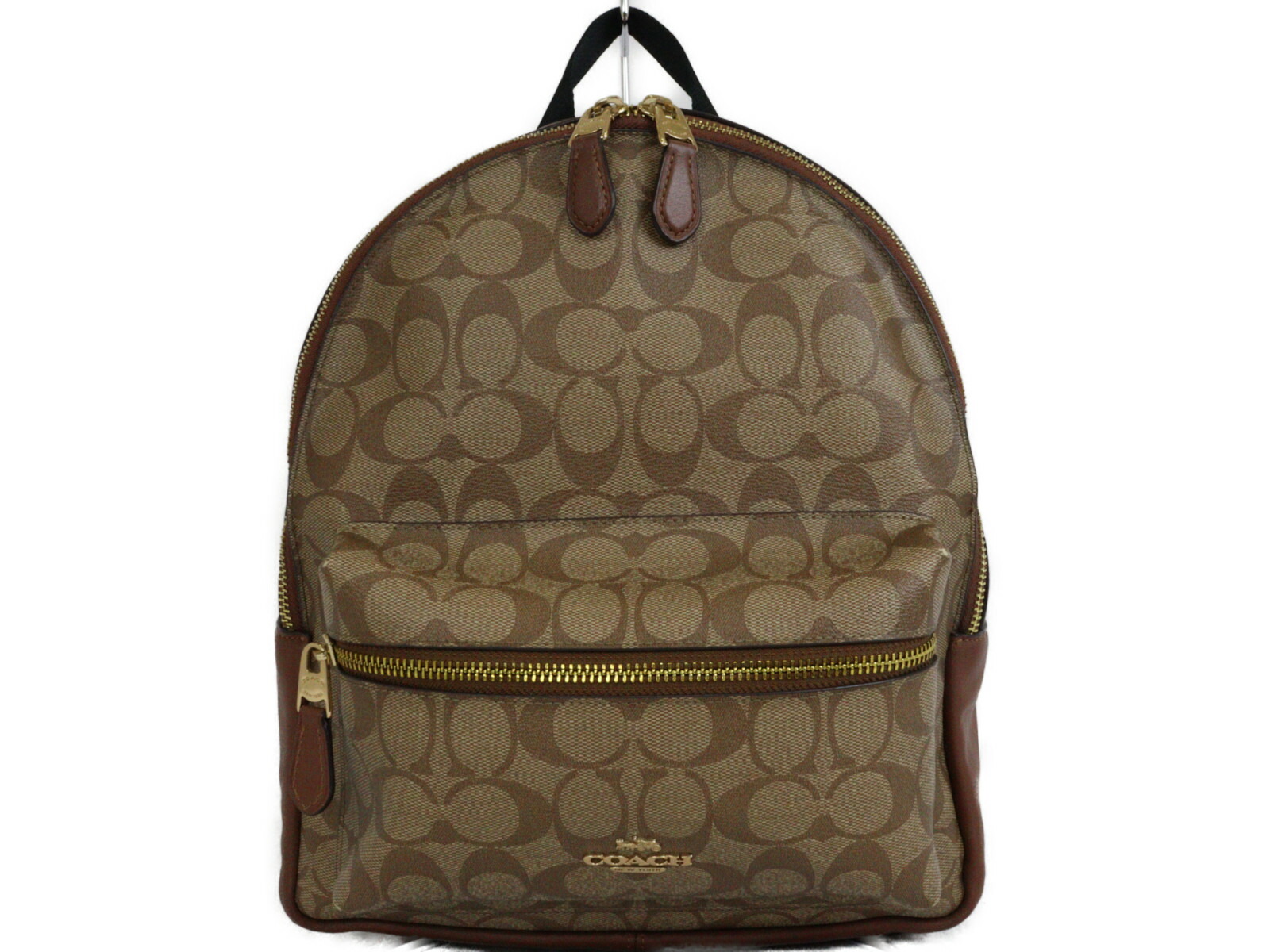 値下げしました。美品　COACHリュックバッグ　ホワイト COACH - 新品 コーチ COACH リュックサック ジェス バックパック