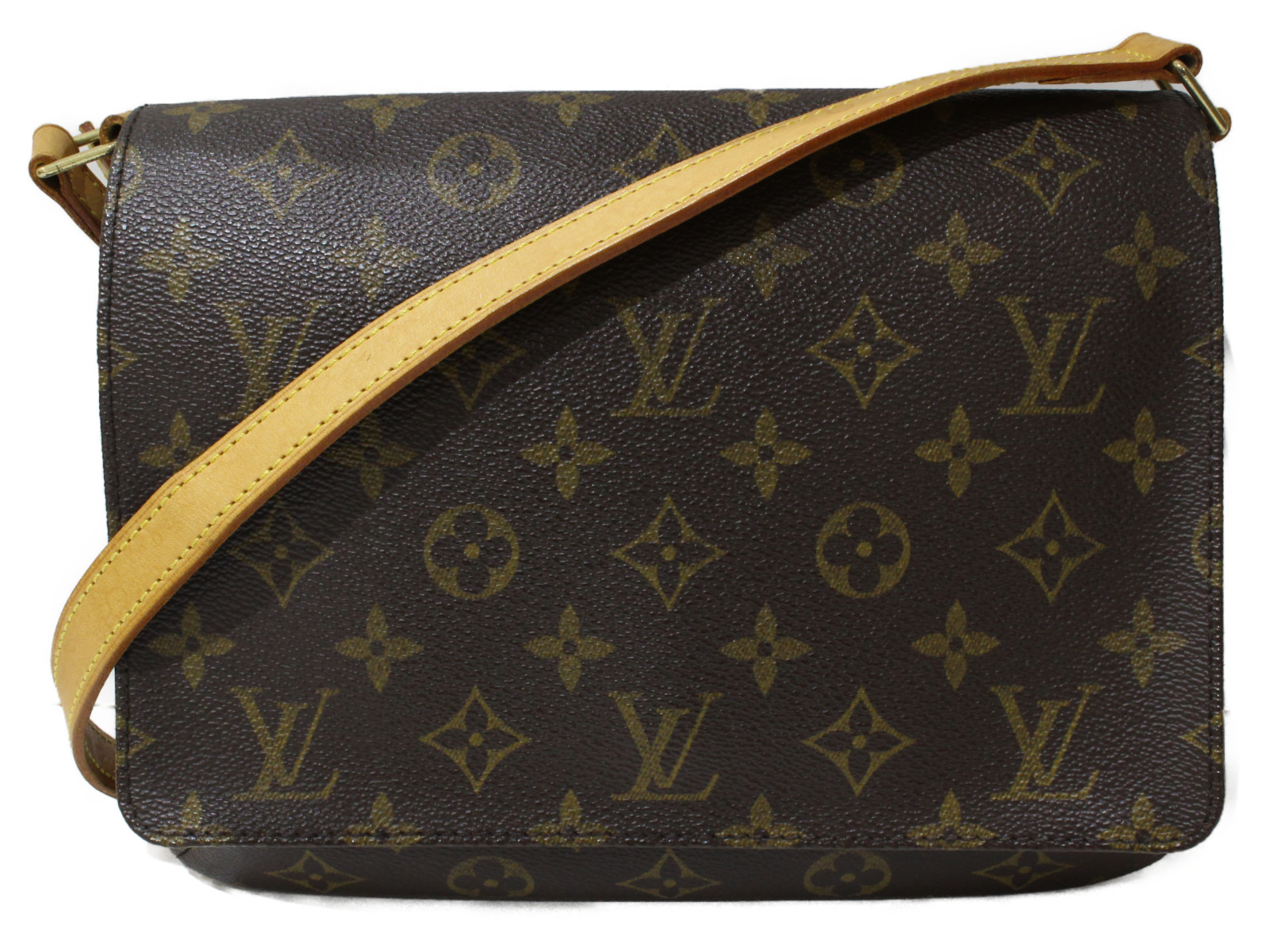 LOUIS VUITTON　ルイヴィトン　ミュゼット・タンゴ　M51257　ショルダーバッグ　モノグラム　ブラウン　レディース　ギフト　プレゼント包装可【中古】松前R56号店