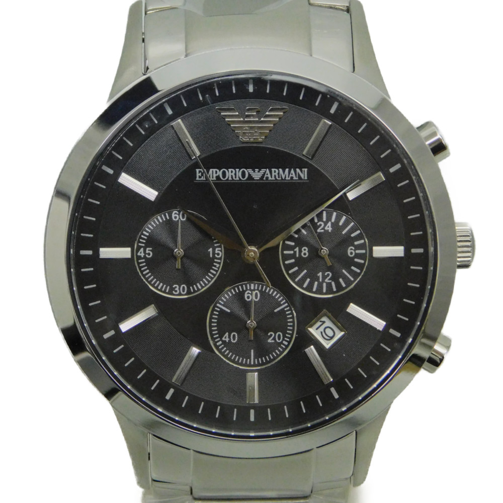 【楽天市場】EMPORIO ARMANI エンポリオ アルマーニ AR2434 クオーツ デイト 日付表示 クロノグラフ 5気圧防水 日常生活 ...