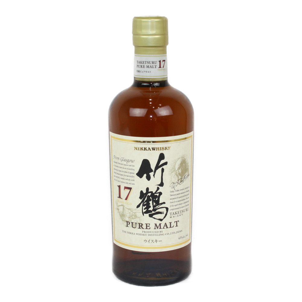 【愛媛県内配送限定】NIKKA ニッカ 竹鶴 17年 PURE MALT ピュアモルト WHISKY ウィスキー ジャパニーズウィスキー 700ml 43%【古酒・中古】松前R56号店 38,870円