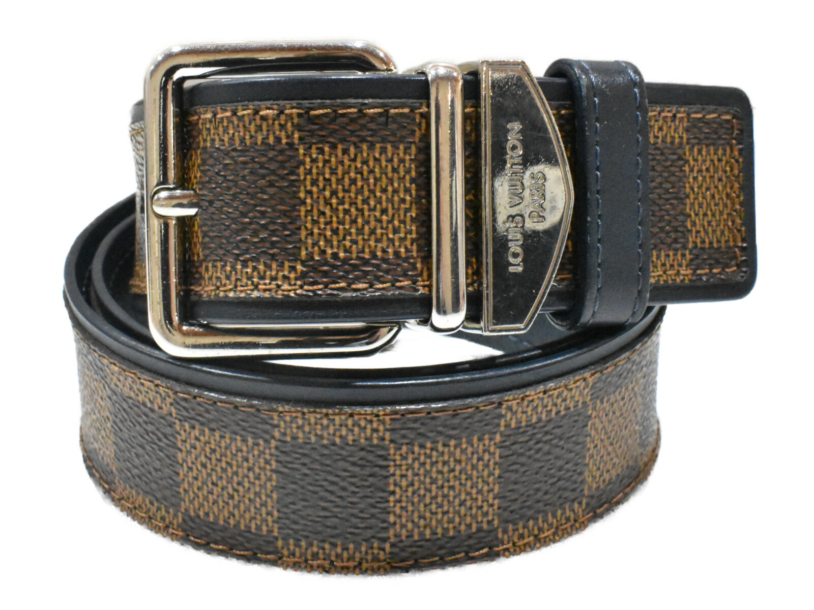 ルイヴィトン LOUIS VUITTON ダミエ サンチュール ベルト 楽天市場】【中古】Louis Vuitton ルイヴィトン ベルト ダミエ