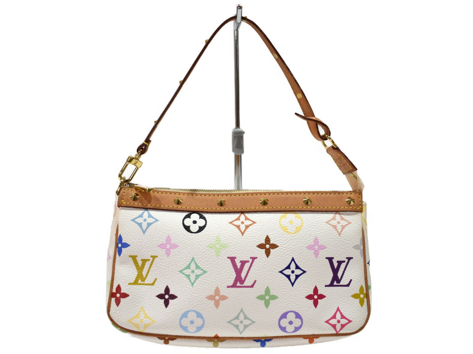 \u003cBR\u003e【箱・布袋あり】LOUIS VUITTON ルイ・ヴィトン ポシェット･アクセソワール M92649 ミニハンドバック 合財袋 ブロン 白いこと系 モノグラム･マルチ色合い レディース ユニ一発やる 差し上げ物 差し上げ物荷拵え可 【中古】 松山久万ノ台店