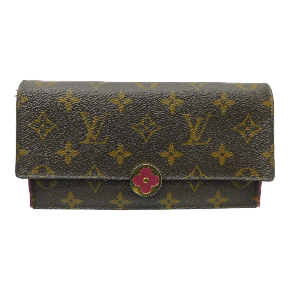 ポルトフォイユ フロール フューシャ M64585 モノグラム ルイヴィトン imgrc0096665600.jpg