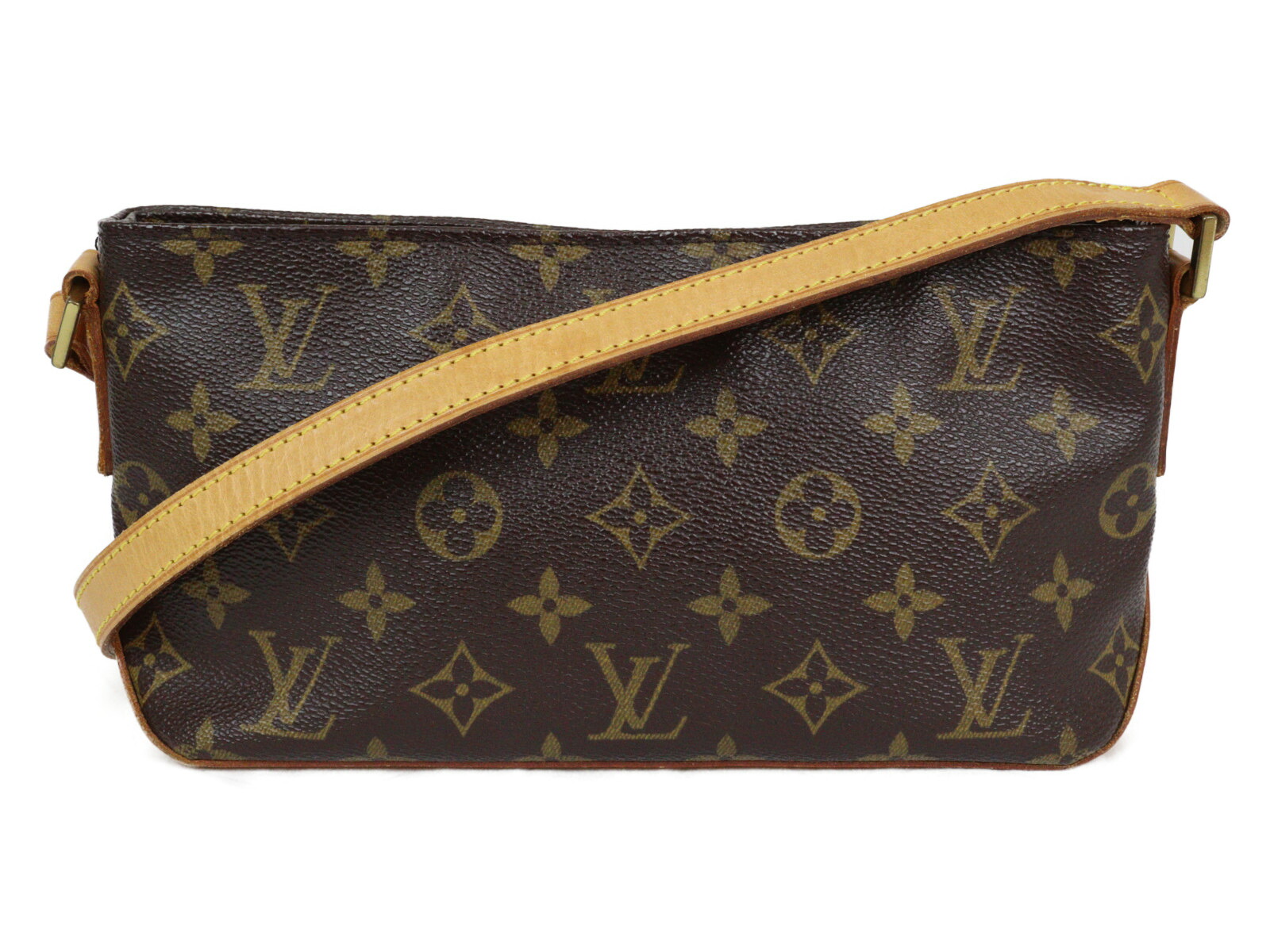 【布袋あり】LOUIS VUITTON　ルイヴィトン　トロター　M51240　モノグラム　ブラウン　ショルダーバッグ　シンプル　レディース　ギフト　プレゼント包装可【中古】松前R56号店 66,440円