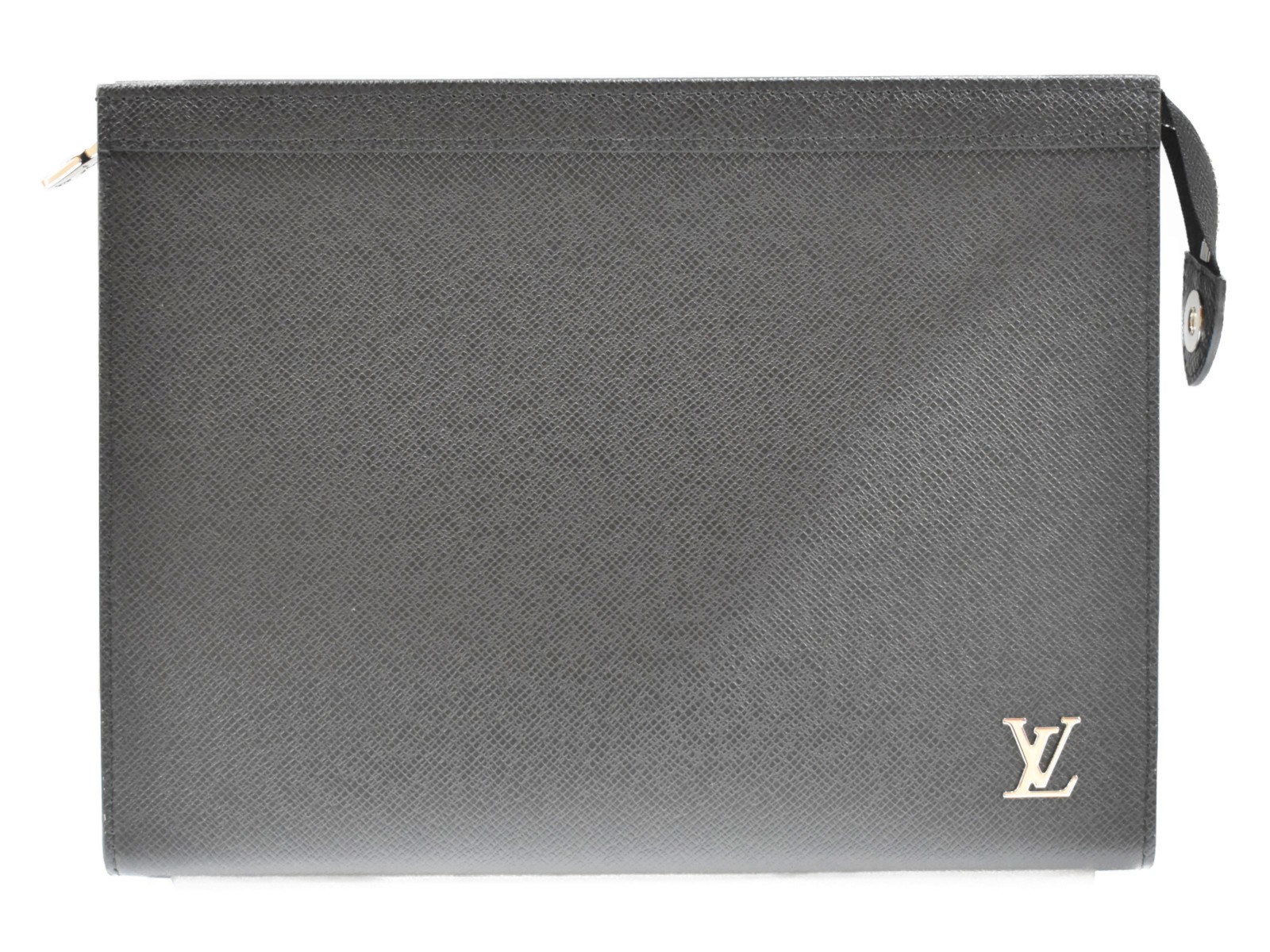 Louis Vuittonポシェットヴォワヤージュ M タイガ ブラック系 レザー バッグ クラッチバッグ メンズ 人気 おしゃれ 使いやすい 松山久万ノ台店 特価