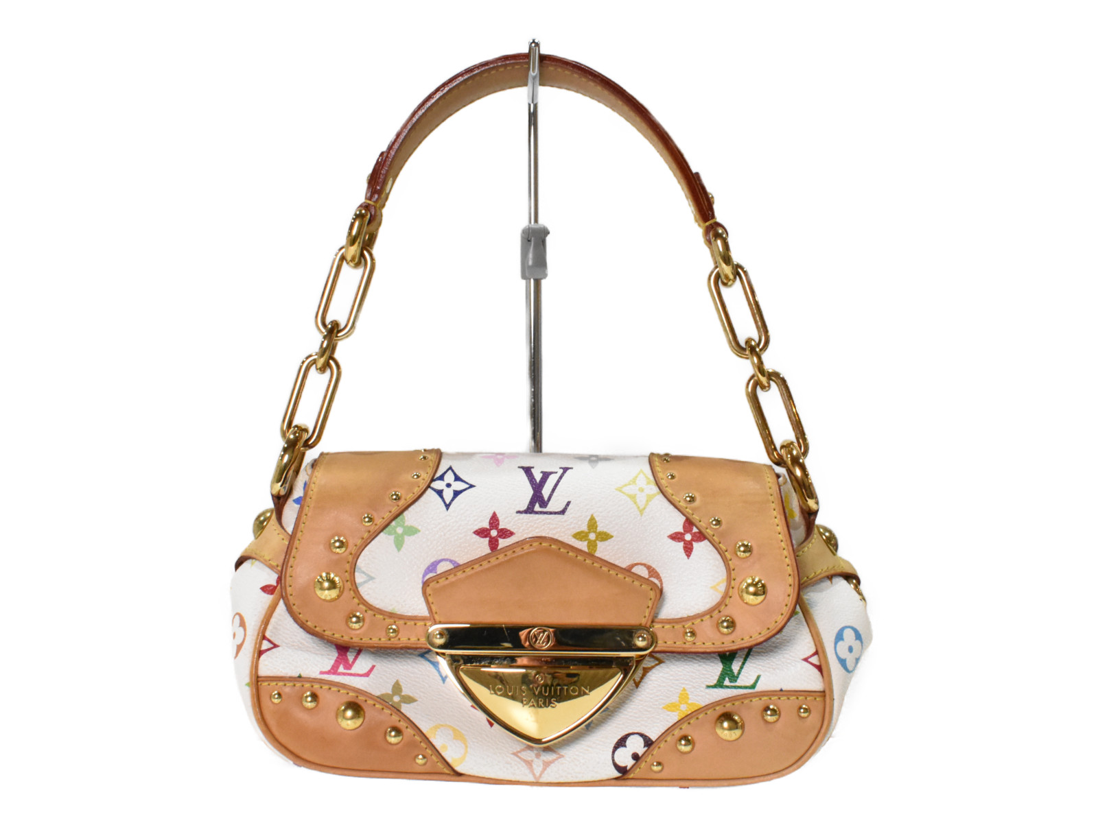 LOUIS VUITTON ルイ・ヴィトン マリリン M40127 モノグラム・マルチカラー ブロン ホワイト ゴールド金具 ハンドバッグ ショルダーバッグ ワンショルダーバッグ 肩掛け 廃盤 ヴィンテージ 人気 レディース ウィメンズ【中古】松山久万ノ台店|かんてい局松前R56号店