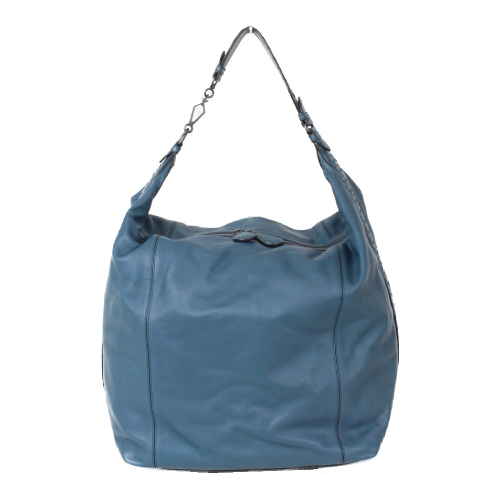 BOTTEGA VENETA ボッテガヴェネタ ワンショルダーバッグ レザー レディース メンズ ユニセックス ブランド 定番 大きい 無地 シンプル 上品【中古】松前R56号店