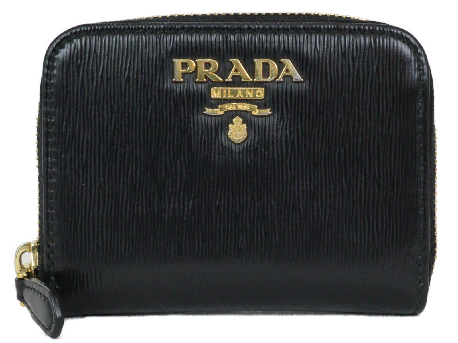 PRADA プラダ コインケース コインパース ラウンドファスナー ナイロン プラダ コインケース ナイロン ラウンドファスナー 三角ロゴ 赤