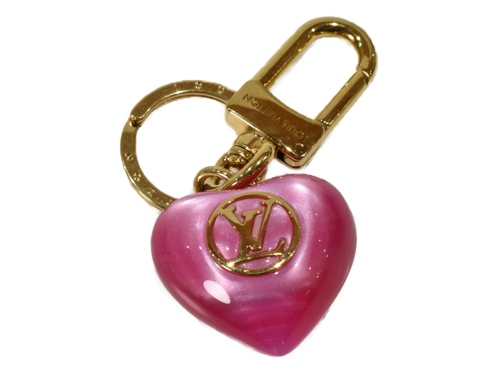楽天市場】 【中古品】LOUIS VUITTONキーホルダー・LVビラブド M01008