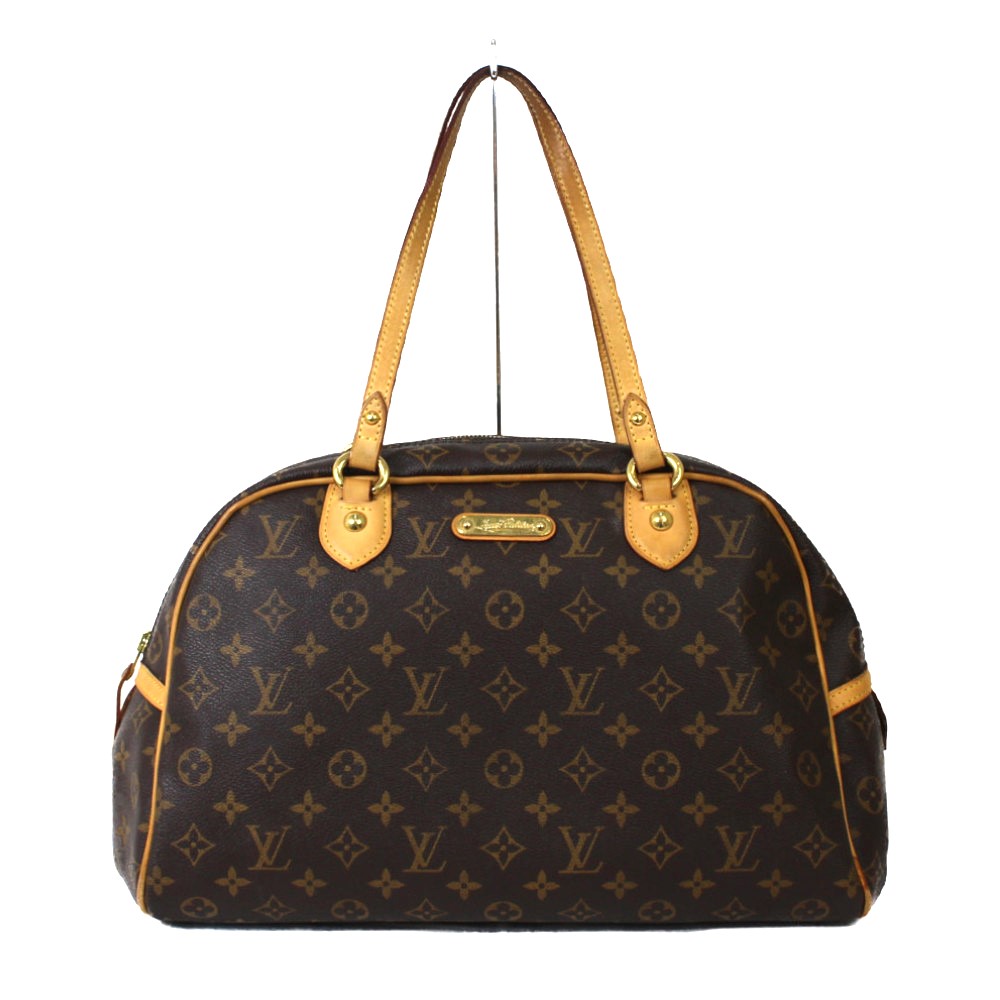 LOUIS VUITTON ルイヴィトン モントルグイユGM M95566 モノグラム ブラウン レディース ウィメンズ ユニセックス ブランド LV 人気 定番 ハンドバッグ トートバッグ 肩掛け 大きい【中古】松前R56号店