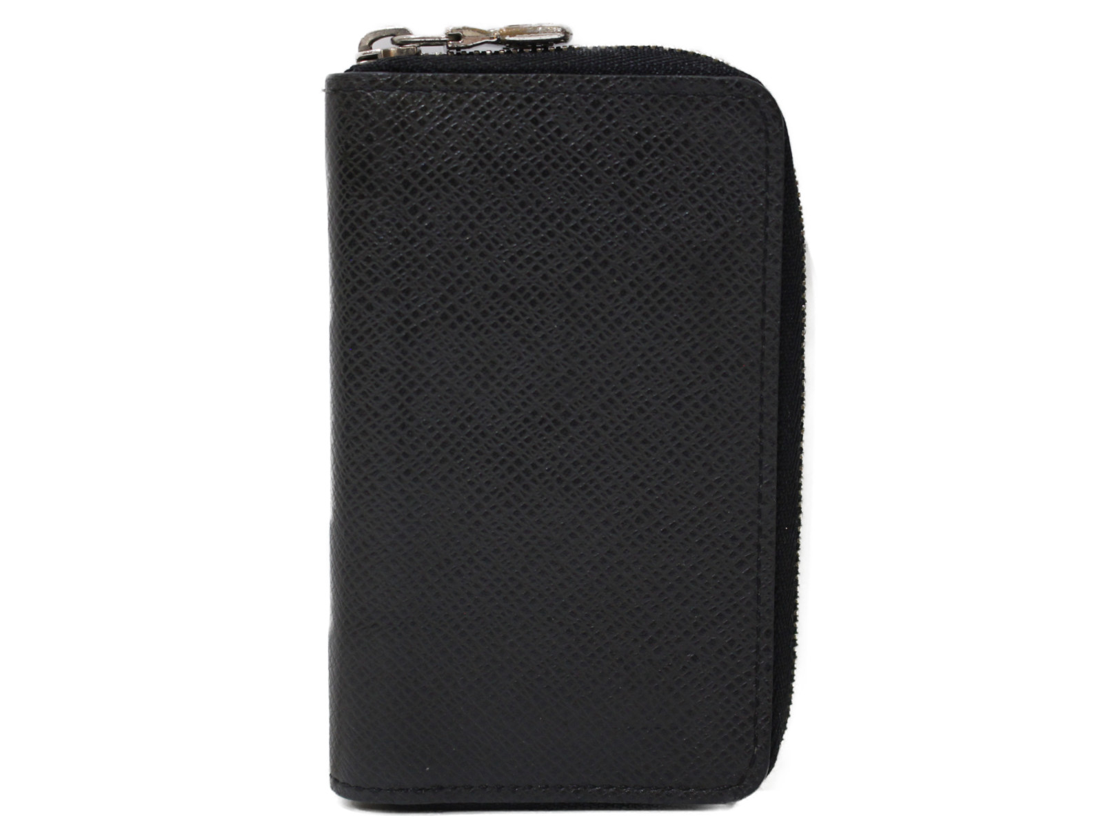 【箱・布袋あり】LOUIS VUITTON　ルイヴィトン　ジッピー・コインパース　M30511　小銭入れ　コインケース　タイガ　ブラック　黒　シンプル　メンズ　ギフト　プレゼント包装可【中古】松前R56号店