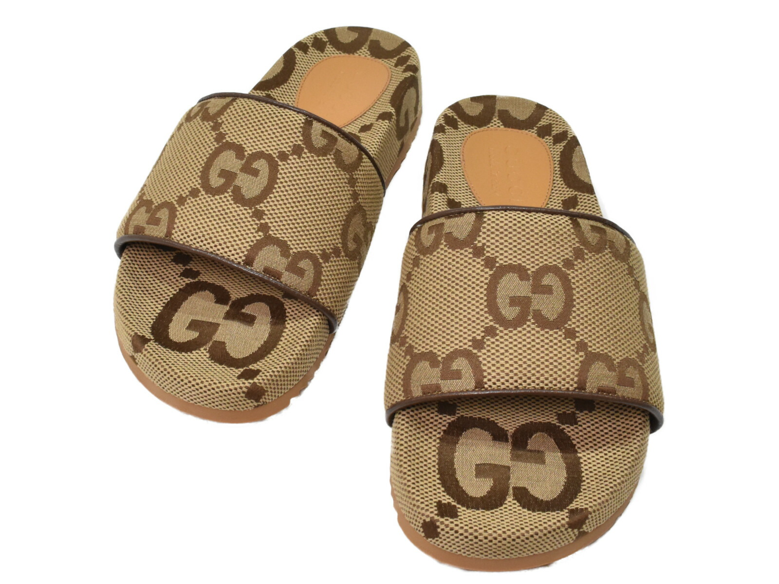 GUCCI GGパターン サンダル ベージュ/ブラック 楽天市場】GUCCI グッチ メンズ レディースGGキャンバスフラット
