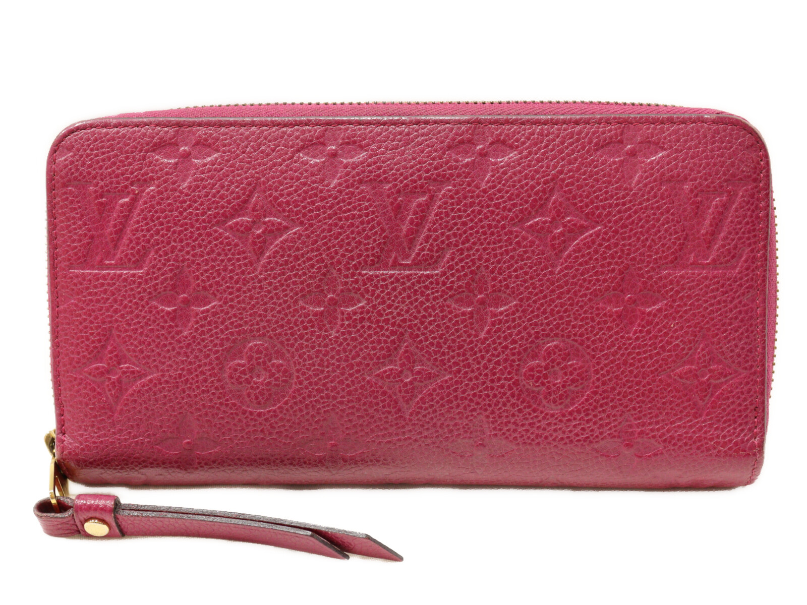 \u003cBR\u003e LOUIS VUITTON ルイ・ヴィトン アンプラントジッピーウォレット M60549 モノグラムアンプラント オロール（ぶどう酒赤いこと） レディース 長紙入れ 紙入れ 分かりやすい 差し上げ物荷拵え可 【中古】松山朝生田店