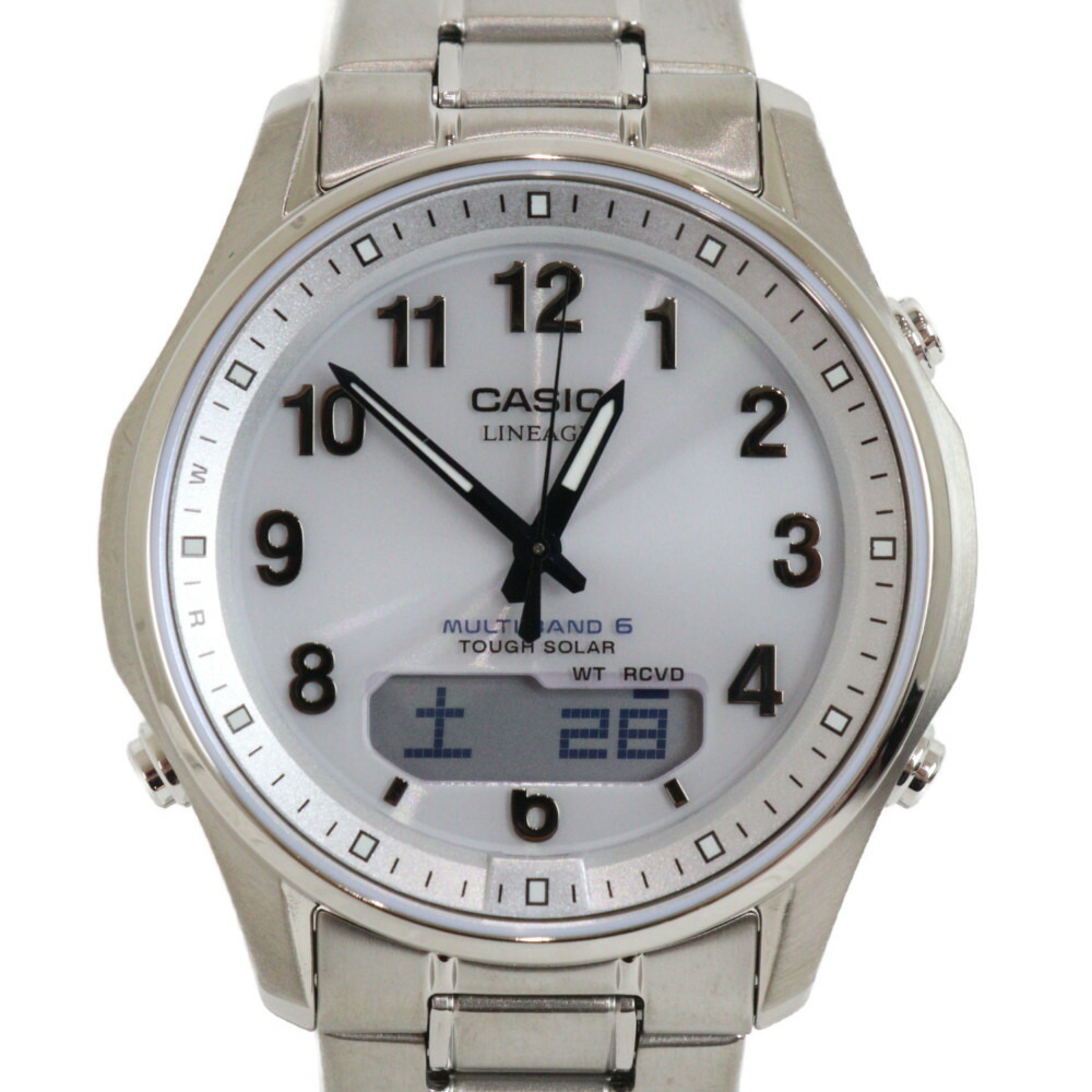 CASIO　カシオ　LCWーM200　LINE AGE　白　ソーラー　メンズ 楽天市場】【ウォッチ】CASIO カシオ ウェーブセプター