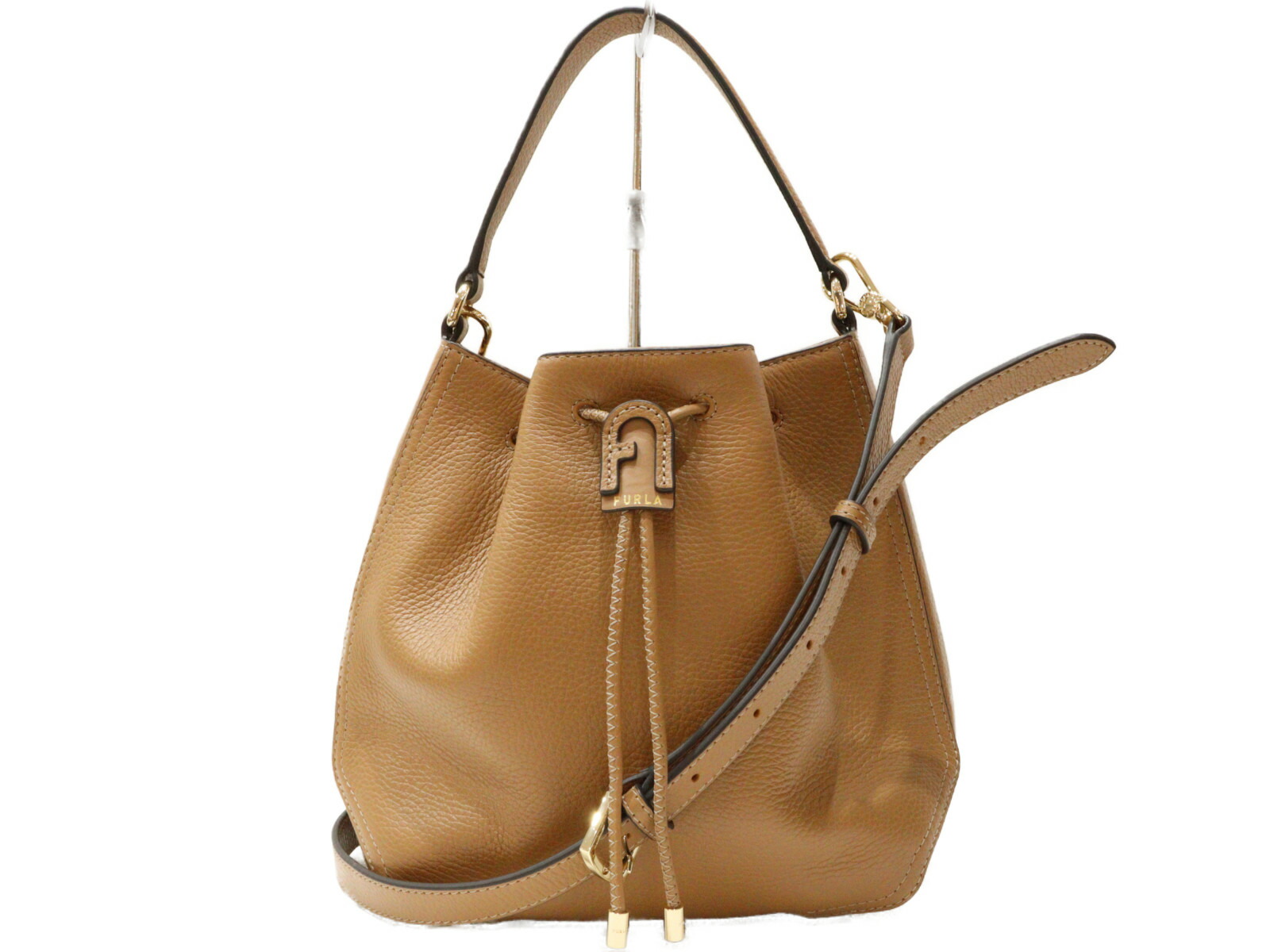 楽天市場】FURLA(フルラ) 巾着ショルダーバッグ 黒 ブラック