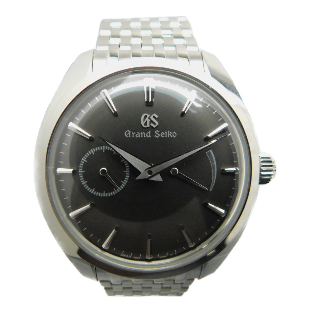 Grand Seiko　グランドセイコー　エレガンスコレクション　SBGK009　手巻き　スモールセコンド　パワーリザーブ　SS　ブラック 　日常生活用防水　メンズ　ラッピング　プレゼント包装可　腕時計【中古】 新居浜店｜かんてい局松前Ｒ５６号店