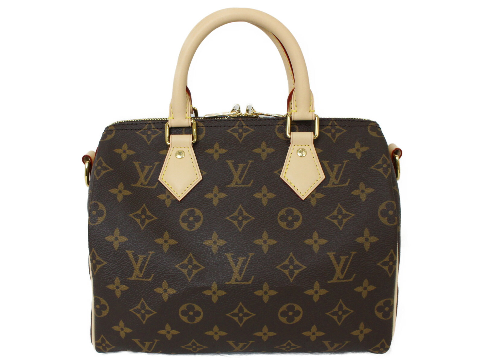 【箱・布袋あり】LOUIS VUITTON ルイヴィトン スピーディ･バンドリエール25 M46977 ボストンバッグ ショルダーバッグ 2WAY 鍵 カデナ 赤銅色系 定番 一般受け レディース ユニ一発やる 差し上げ物 差し上げ物荷造り可【中古】松前R56号店