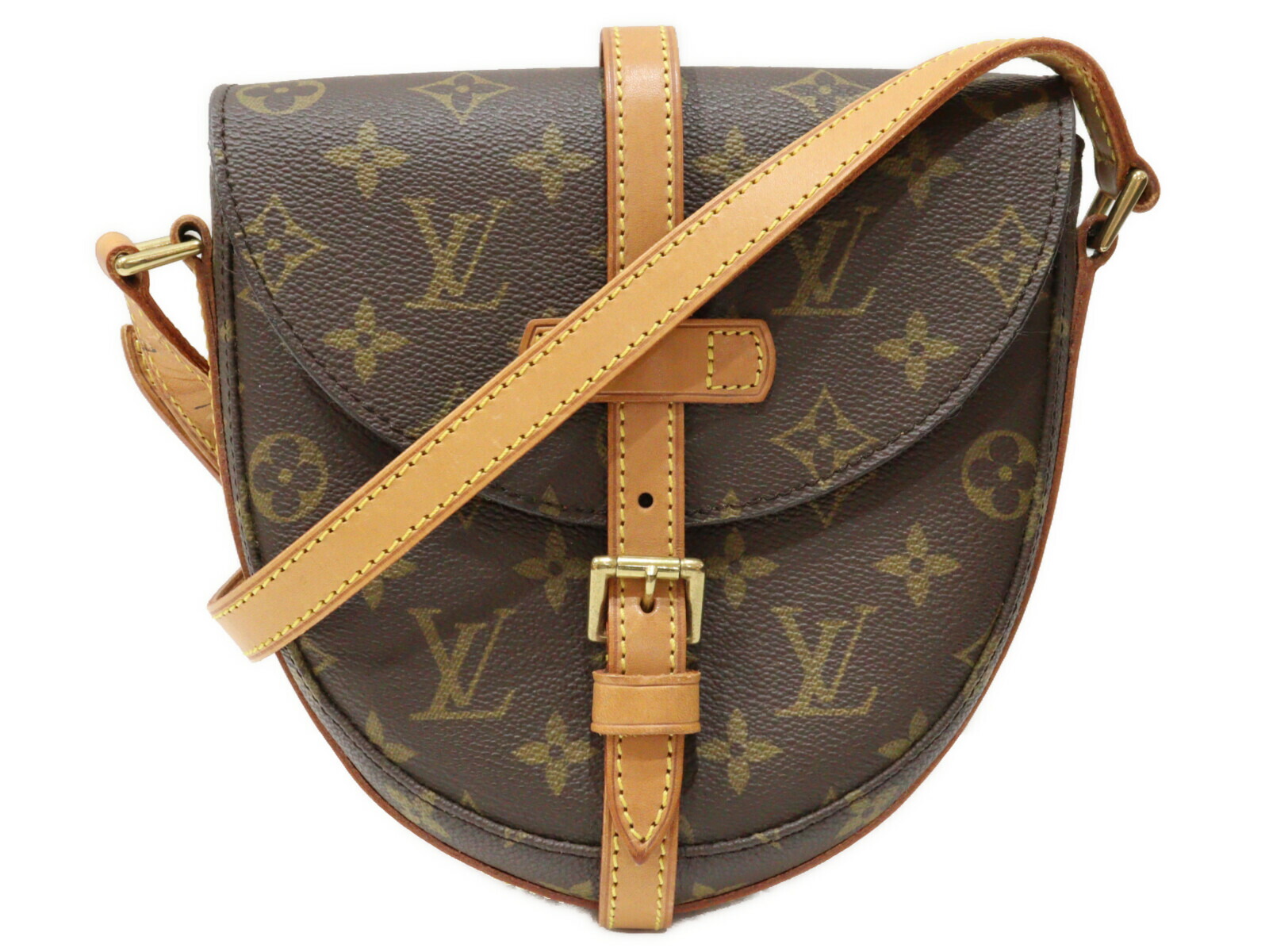 LOUIS VUITTON　ルイヴィトン　シャンティPM　M51234　ショルダーバッグ　モノグラム　ブラウン　シンプル　定番　レディース　ギフト　プレゼント包装可　【中古】　松山朝生田店