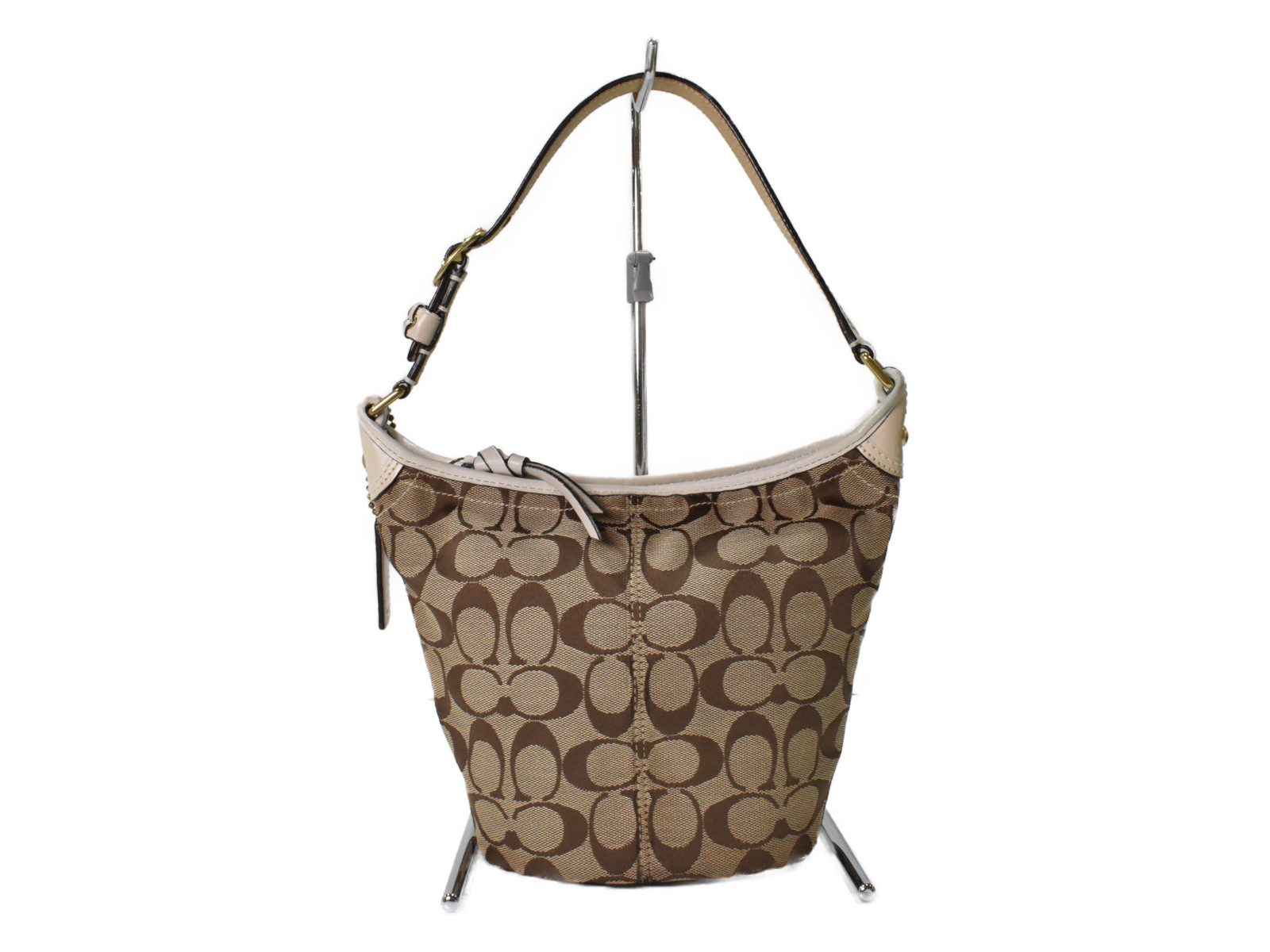 COACH　コーチ　ワンショルダーバッグ　肩掛けバッグ　40896　シグネチャー　カジュアルバッグ　レディースバッグ　ミニバッグ　おしゃれ　ギフト　プレゼント包装可　【中古】　松山久万ノ台店｜かんてい局松前Ｒ５６号店