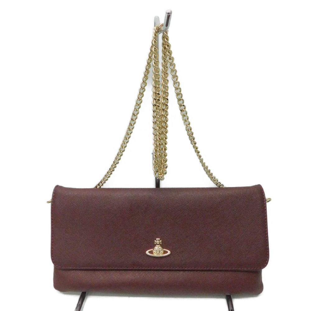 Vivienne Westwood バッグ 型押し 茶 レザー 中古・古着通販】Vivienne Westwood (ヴィヴィアンウエスト