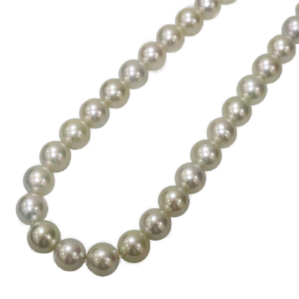パール ネックレス 真珠 SV925 シルバー 7.8mm 44cm 冠婚葬祭 シンプル ジュエリー レディース プレゼント包装可【中古】松前R56号店|かんてい局松前R56号店