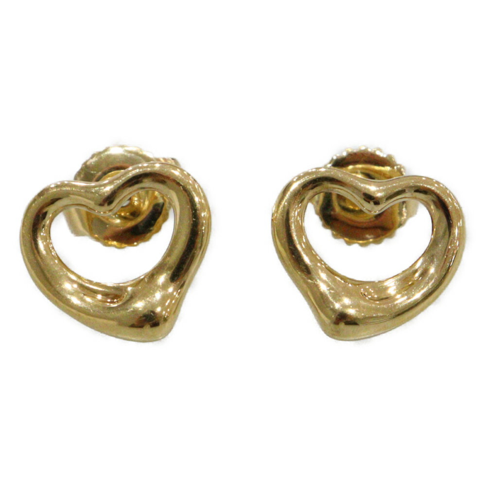 TIFFANY】スタッド ピアス オープンハート ローズゴールド 7mm 2202-58