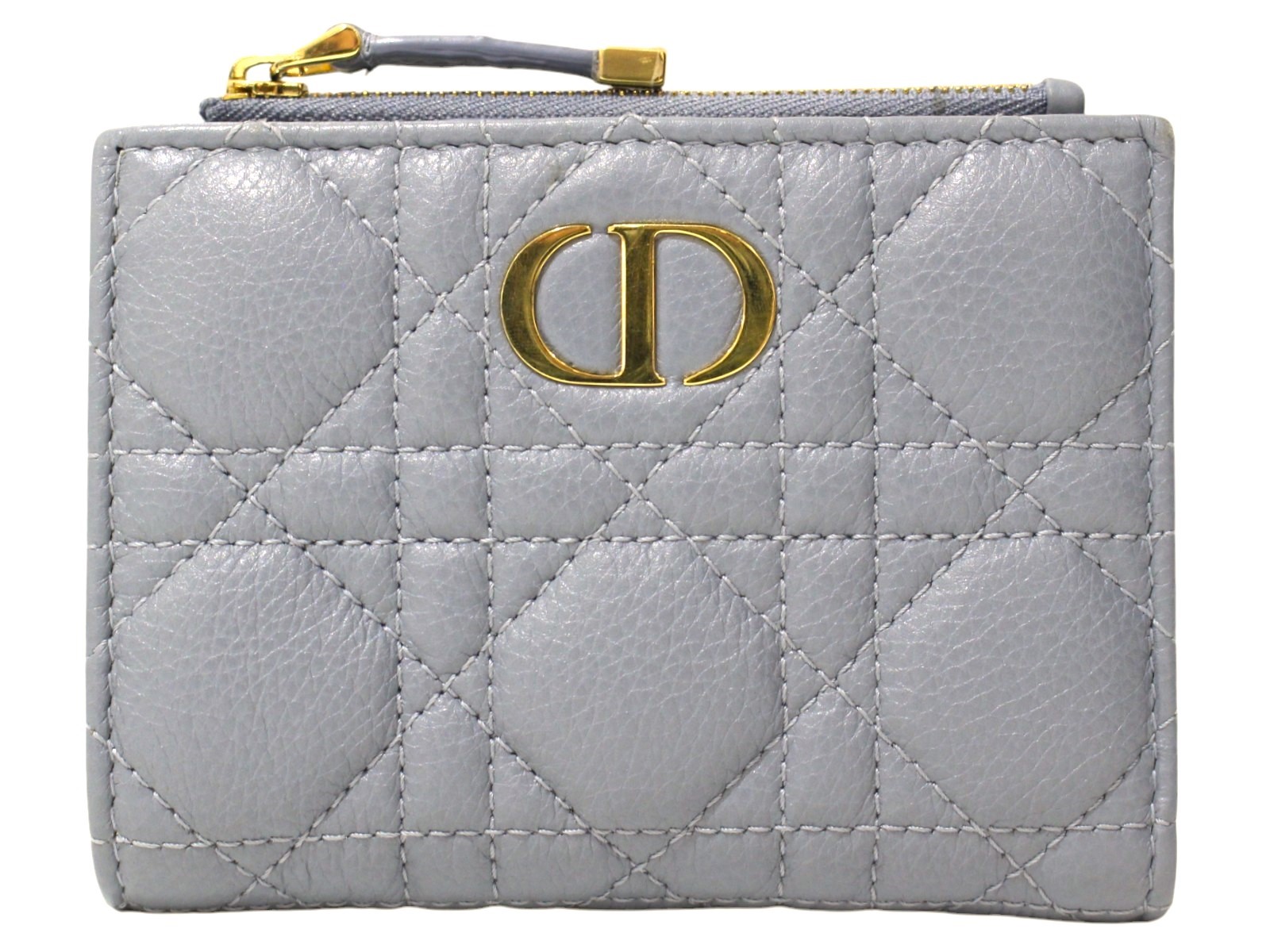 早い者勝ち！最終お値下げ！Christian Dior 三つ折り財布 グレー Dior グレー 三つ折り財布 - メルカリ