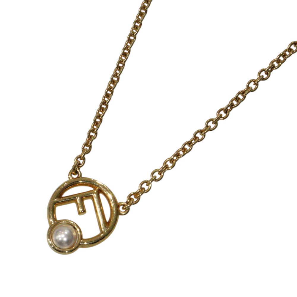 楽天市場】【中古】 フェンディ ロゴ ネックレス グラフィ ジルコン