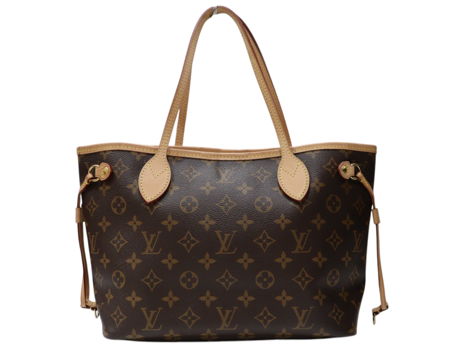 【箱・布袋あり】LOUIS VUITTON ルイ・ヴィトン ネヴァーフルPM M41245 ハンドバック モノグラム・帆布 赤銅色 ジッパー合切袋 レディース 定番 一般受け 差し上げ物 差し上げ物荷拵え可【中古】松山朝生田店