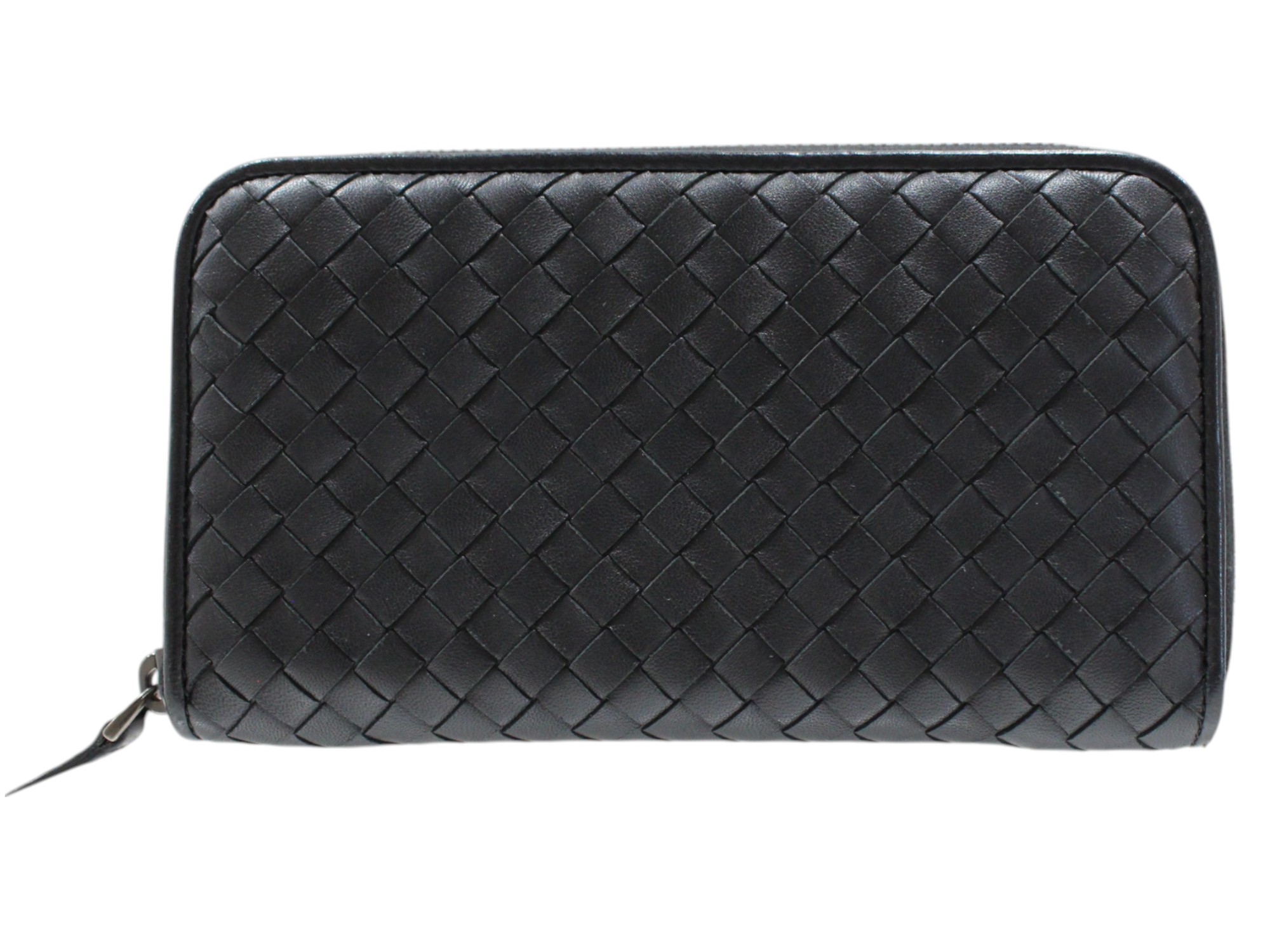 新品同様‼️ ボッテガヴェネタ　財布　長財布　イントレチャート　ラウンドファスナー BOTTEGA VENETA（ボッテガ・ヴェネタ） イントレチャート ラウンド