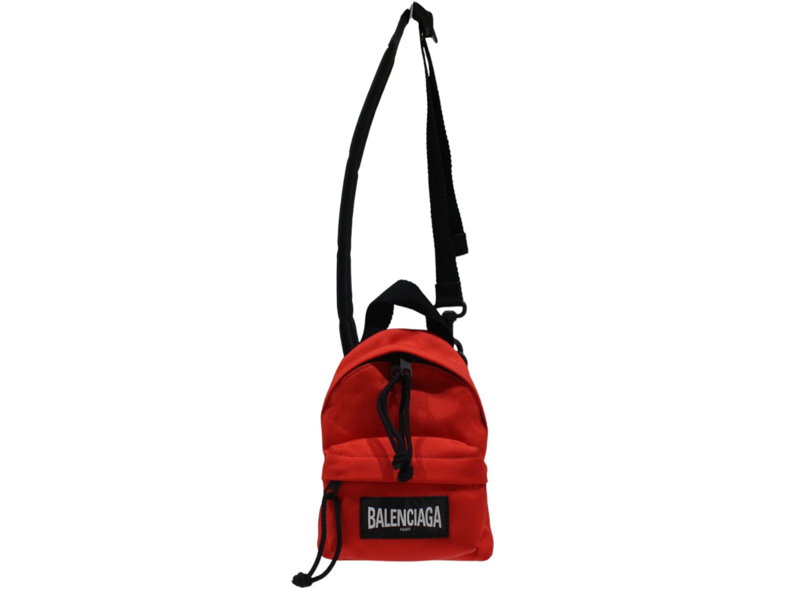 【布袋あり】BALENCIAGA バレンシアガ 厚地の外套大いさ ミニバックパック 656060 ナイロン 赤いこと×黒いこと ミニ背嚢 ショルダーバッグ 曲がった掛け ウィメンズ レディース メンズ ユニ一発やる 差し上げ物 差し上げ物荷造り可【中古】松山久万ノ台店 バックパック・リュック-バッグ