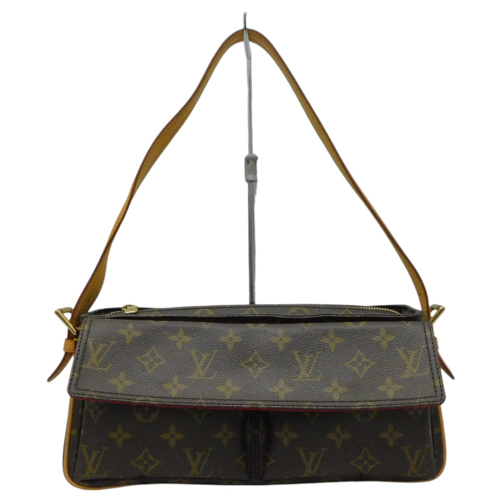 LOUIS VUITTON　ルイ・ヴィトン　ヴィヴァシテMM　M51164　ハンドバッグ モノグラム　ブラウン系　シンプル　人気　レディース　ギフト　プレゼント包装可【中古】新居浜店｜かんてい局松前Ｒ５６号店