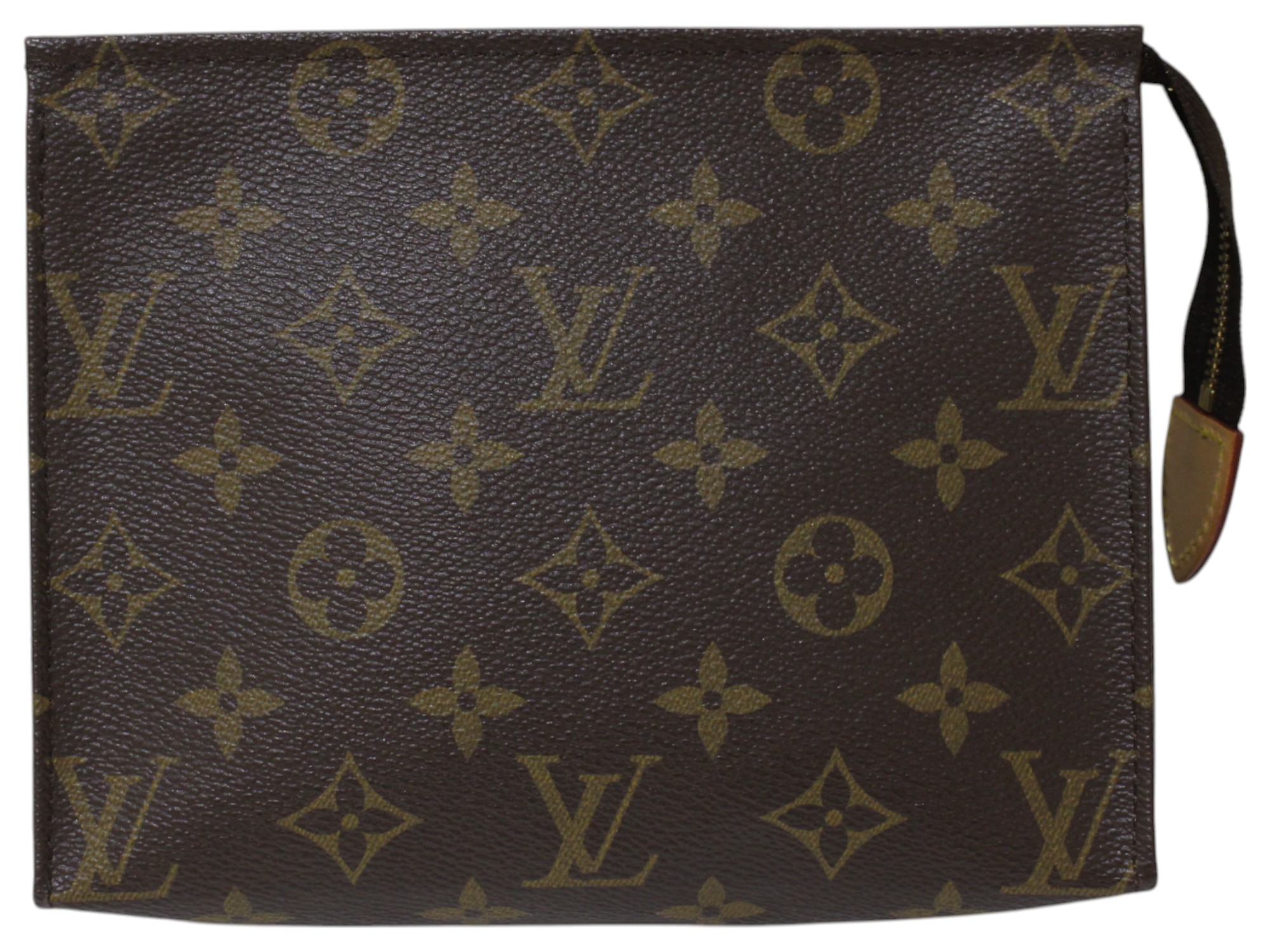 LOUIS VUITTON ルイ・ヴィトン ポシェット トワレット19 M47544 モノグラム ブラウン DU3104 化粧ポーチ レディース メンズ ウィメンズ 定番 人気 ギフト プレゼント包装可【中古】松前R56号店