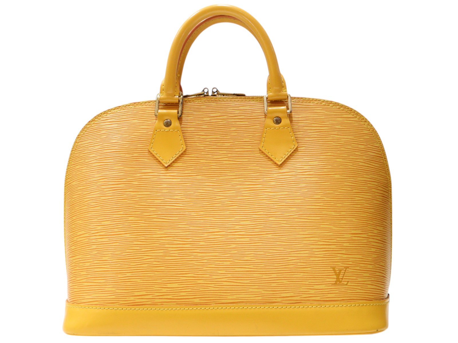 LOUIS VUITTON　ルイ・ヴィトン　アルマPM　M52149　イエロー　ハンドバッグ　エピ　レザー　ゴールド金具　ギフト　人気　プレゼント包装可【中古】松山朝生田店