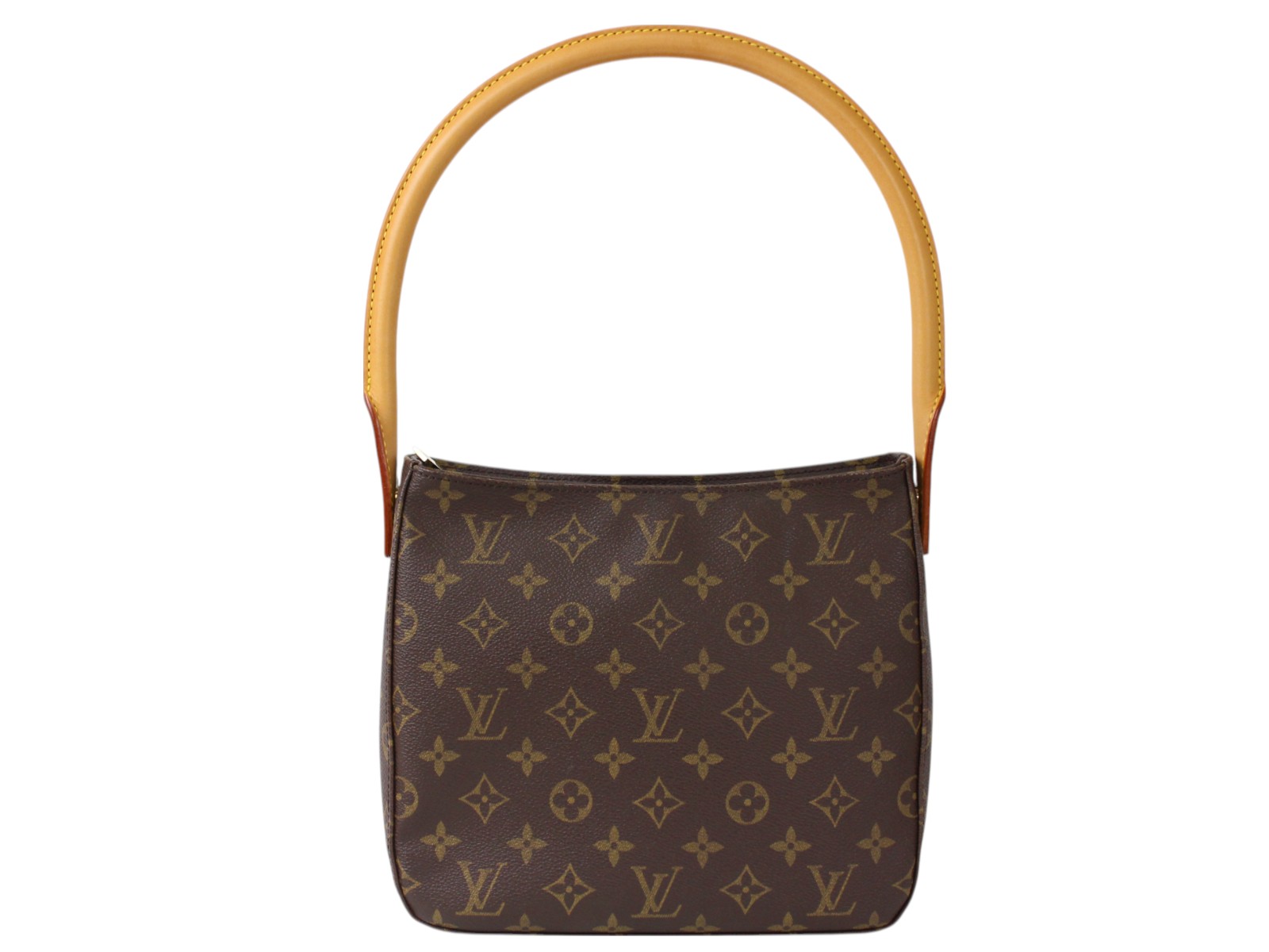 【布袋あり】LOUIS VUITTON ルイ・ヴィトン ルーピングMM M51146 ショルダーバッグ 肩掛け モノグラム・キャンバス ブラウン系 ゴールド金具 レディース ウィメンズ LV 定番 人気 シンプル ギフト プレゼント包装可【中古】松前R56号店