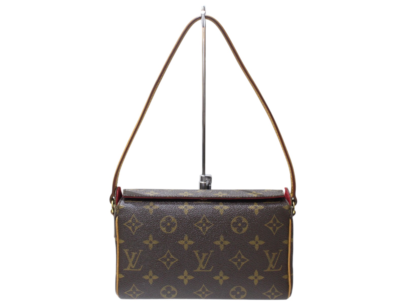 LOUIS VUITTON　ルイ・ヴィトン　レシタル　M51900　モノグラム・キャンバス　ブラウン　ハンドバッグ　ミニバッグ　レディース　ギフト　プレゼント包装可【中古】松前R56号店