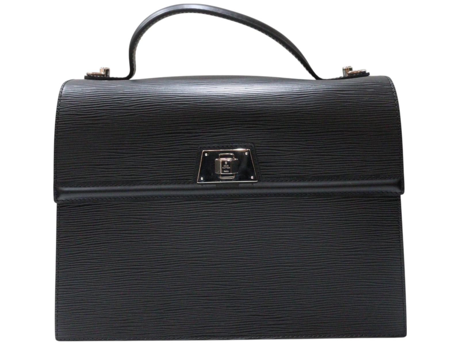 【布袋あり】LOUIS VUITTON ルイ・ヴィトン セヴィニエGM M40512 エピ なめし革 ノワール 黒いこと しろがね色金具 ハンドバック ショルダーバッグ 商行為 メンズ 分かりやすい 差し上げ物 差し上げ物荷造り可【中古】松山朝生田店